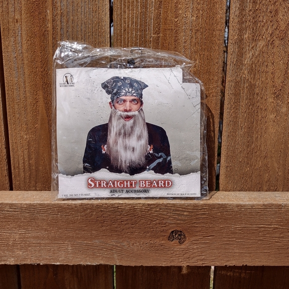 🆕 NEW Straight Beard Costume - Picture 3 of 6